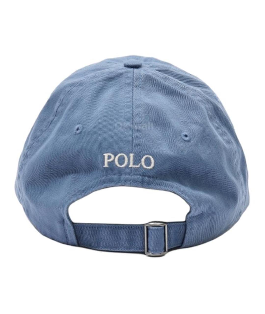 POLO RALPH LAUREN Синяя хлопковая кепка, фото 3