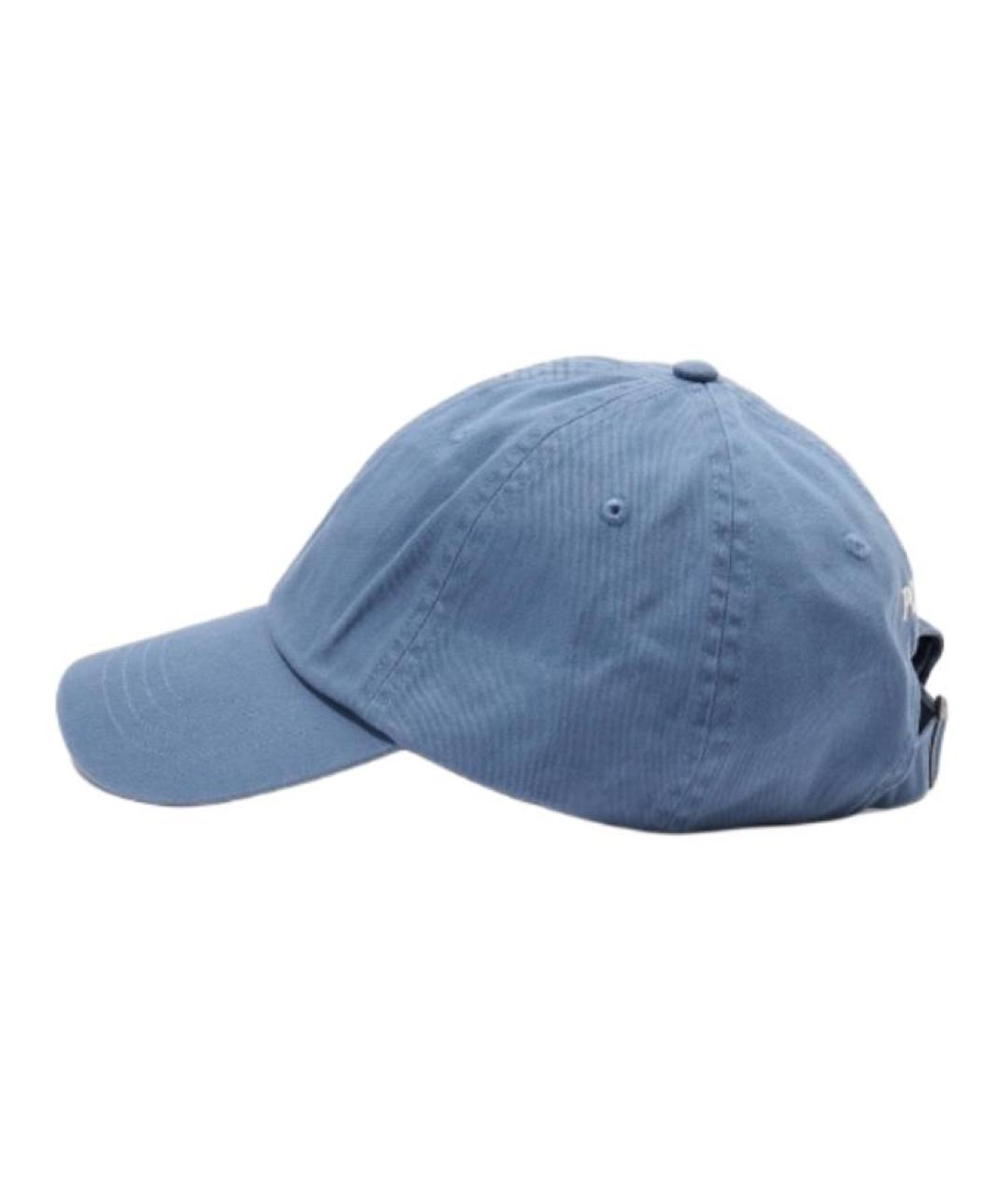 POLO RALPH LAUREN Синяя хлопковая кепка, фото 2