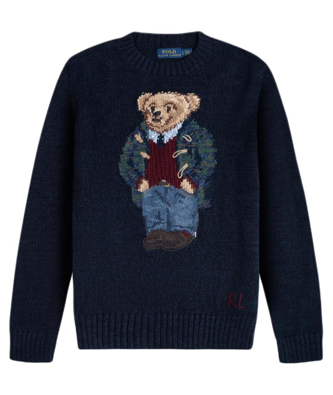 POLO RALPH LAUREN Темно-синий джемпер / свитер, фото 1