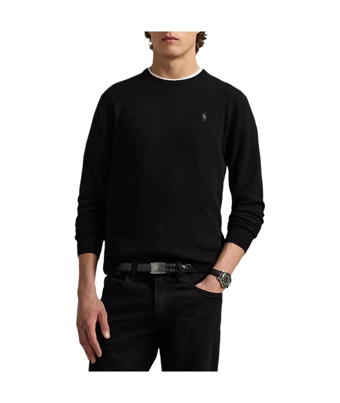 POLO RALPH LAUREN Черный джемпер / свитер, фото 3