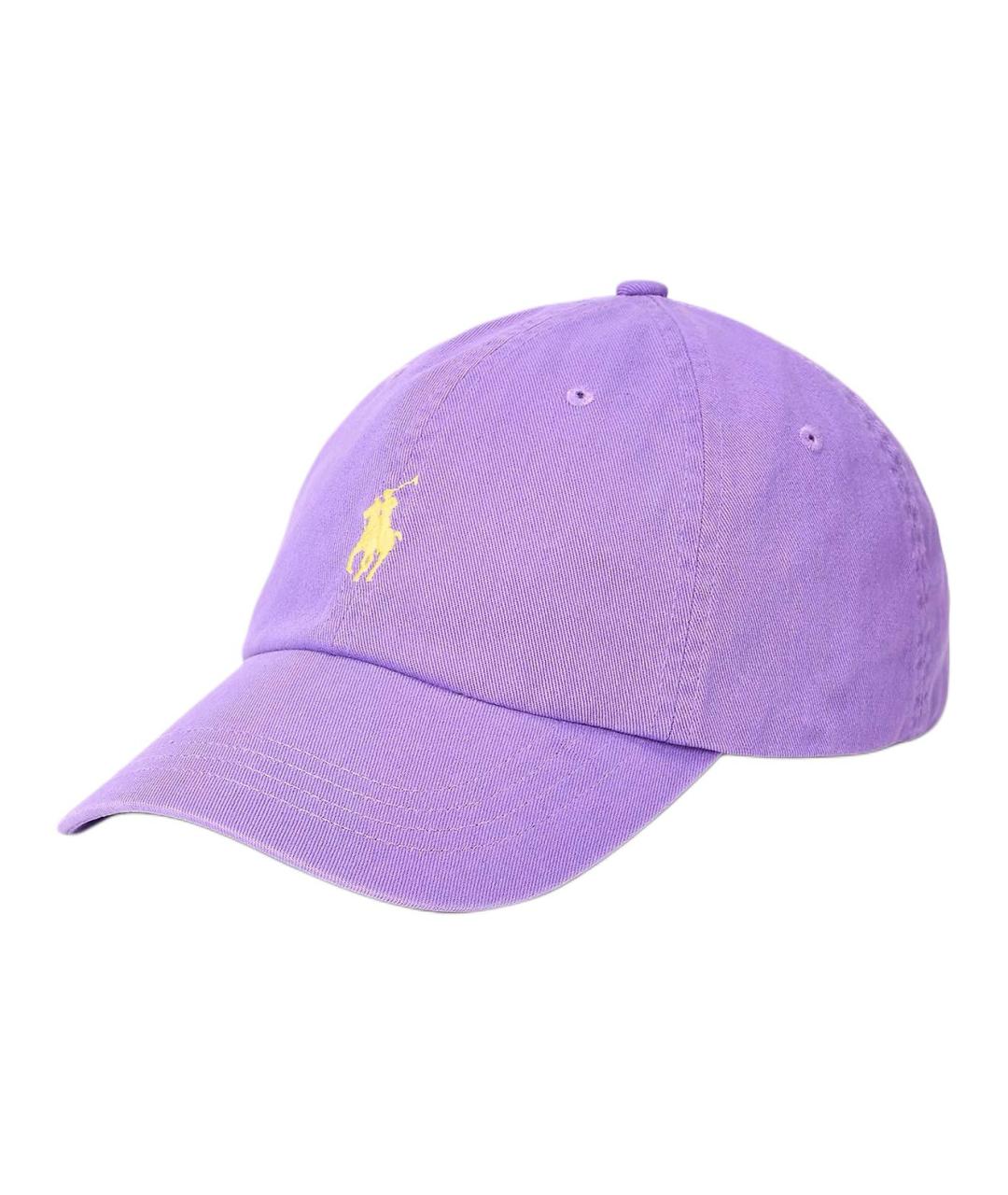 POLO RALPH LAUREN Фиолетовая хлопковая кепка/бейсболка, фото 1
