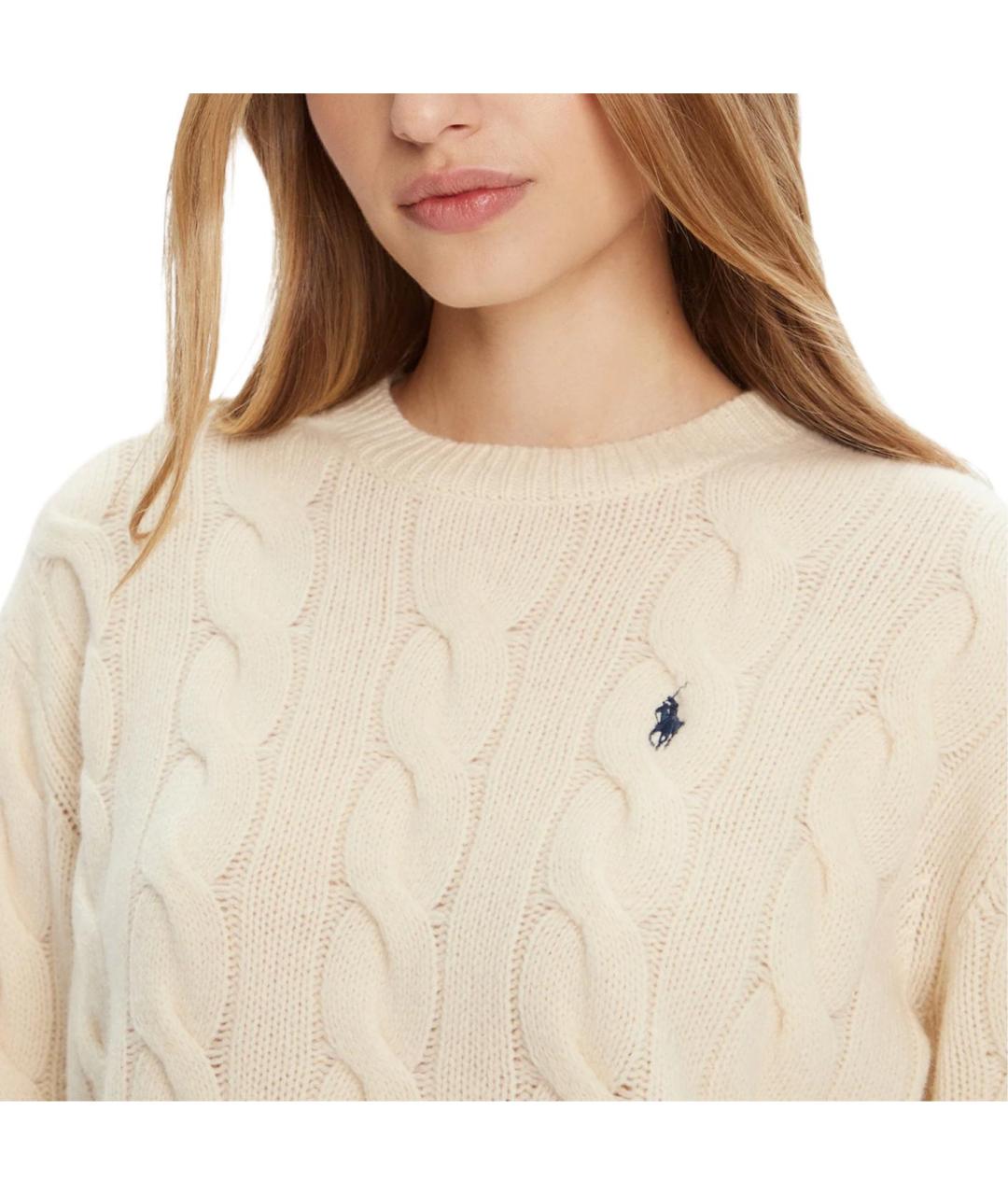 POLO RALPH LAUREN Бежевый джемпер / свитер, фото 5