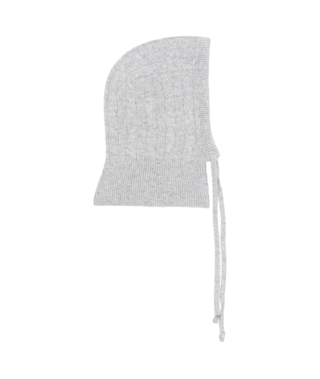 POLO RALPH LAUREN Серый шерстяной капюшон, фото 2