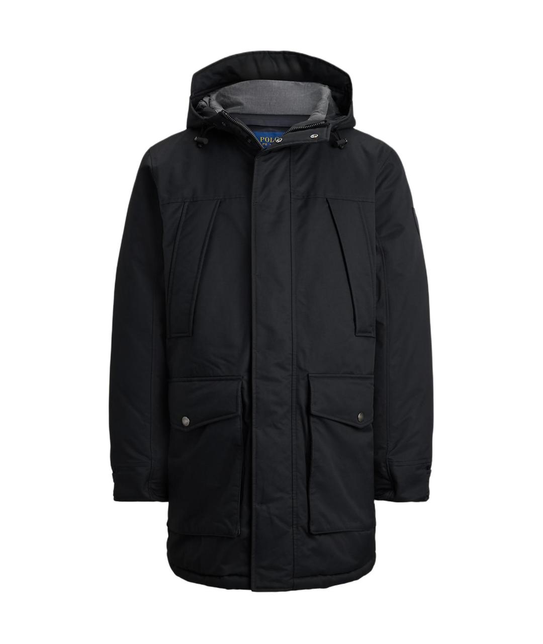 POLO RALPH LAUREN Черный пуховик, фото 1