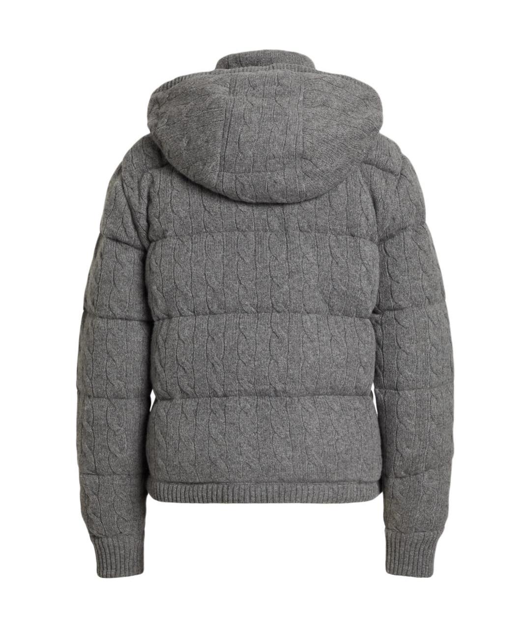 POLO RALPH LAUREN Серый пуховик, фото 2