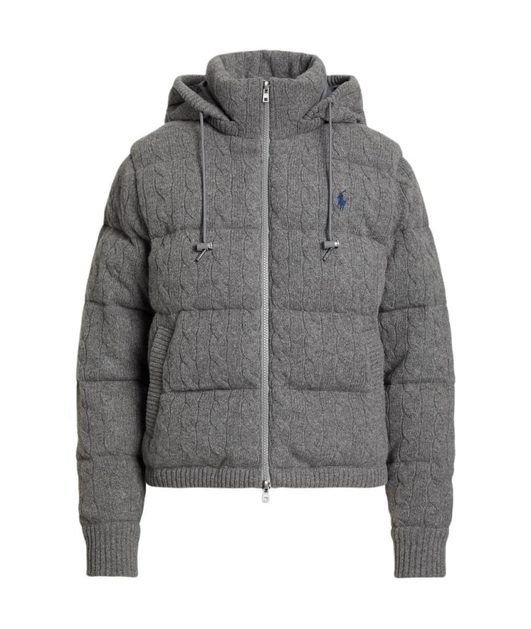 POLO RALPH LAUREN Серый пуховик, фото 1