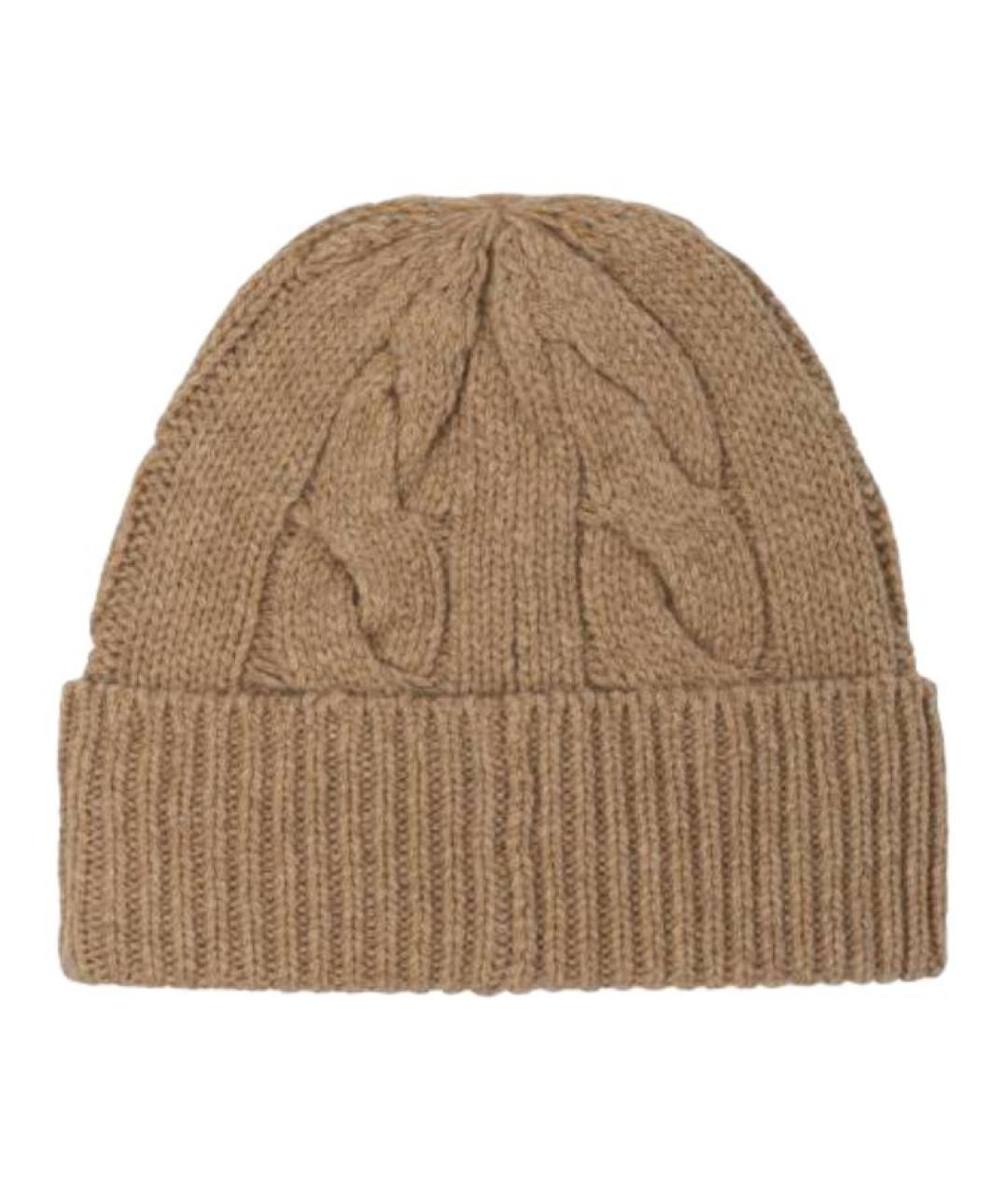 POLO RALPH LAUREN Бежевая шапка, фото 2