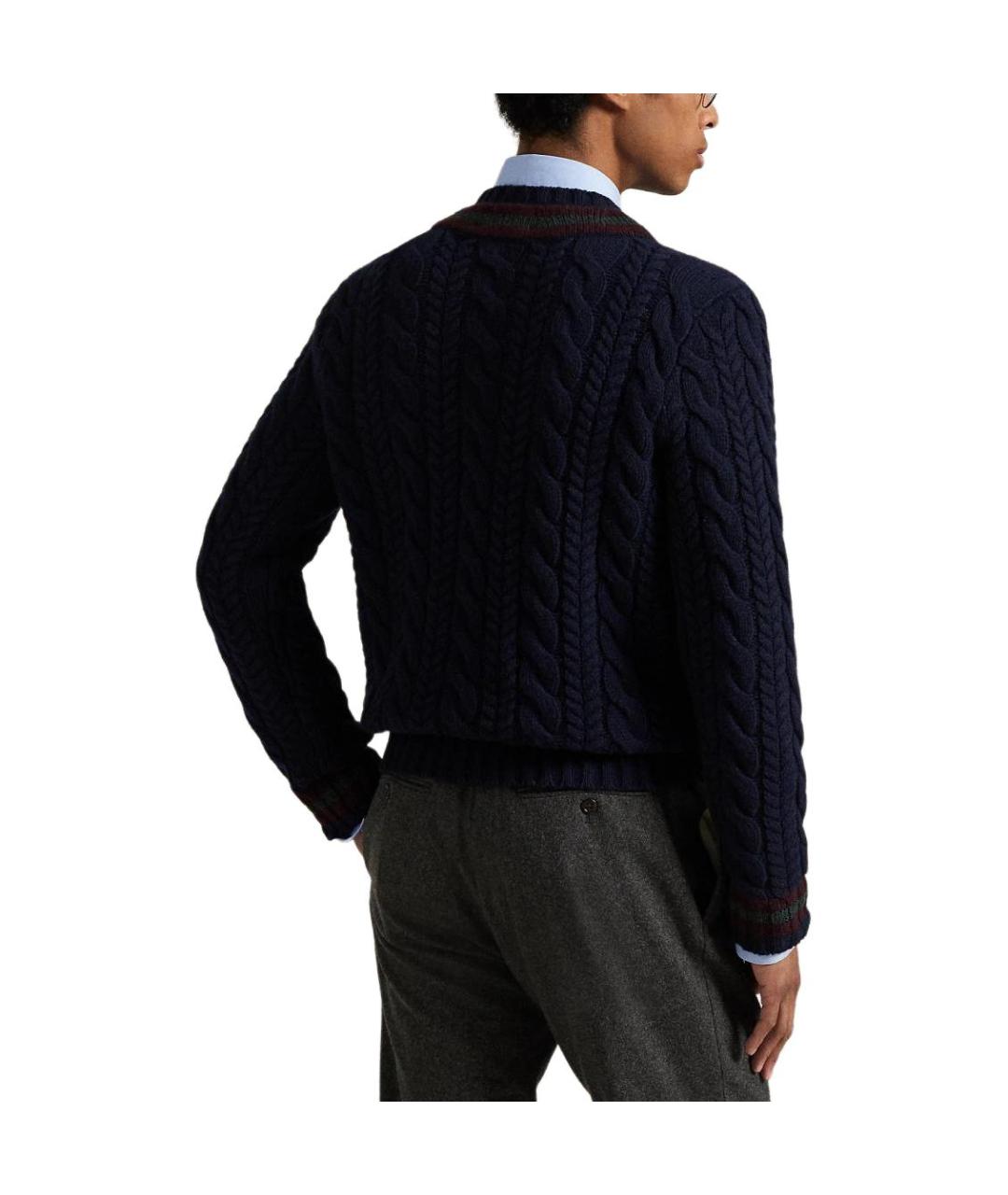 POLO RALPH LAUREN Синий джемпер / свитер, фото 4