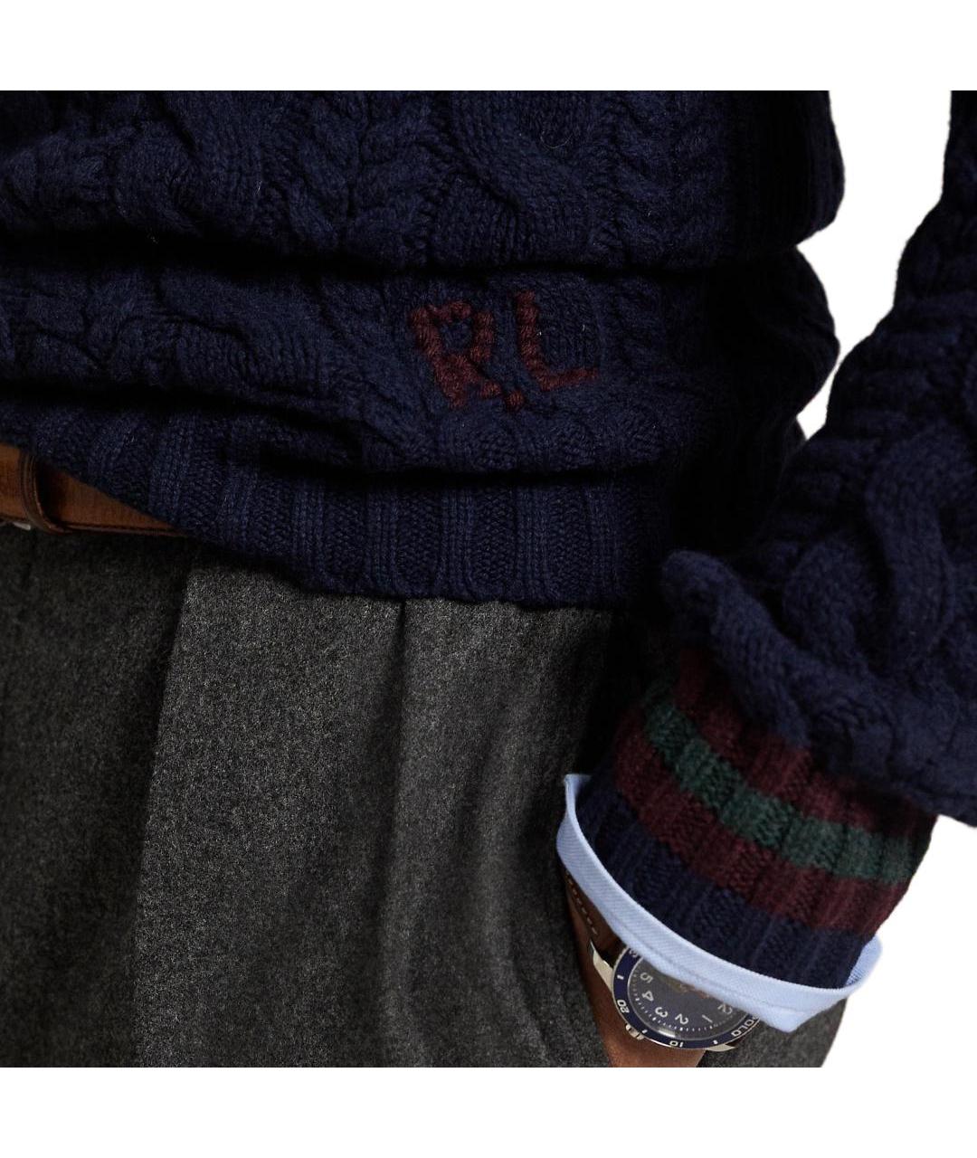POLO RALPH LAUREN Синий джемпер / свитер, фото 6