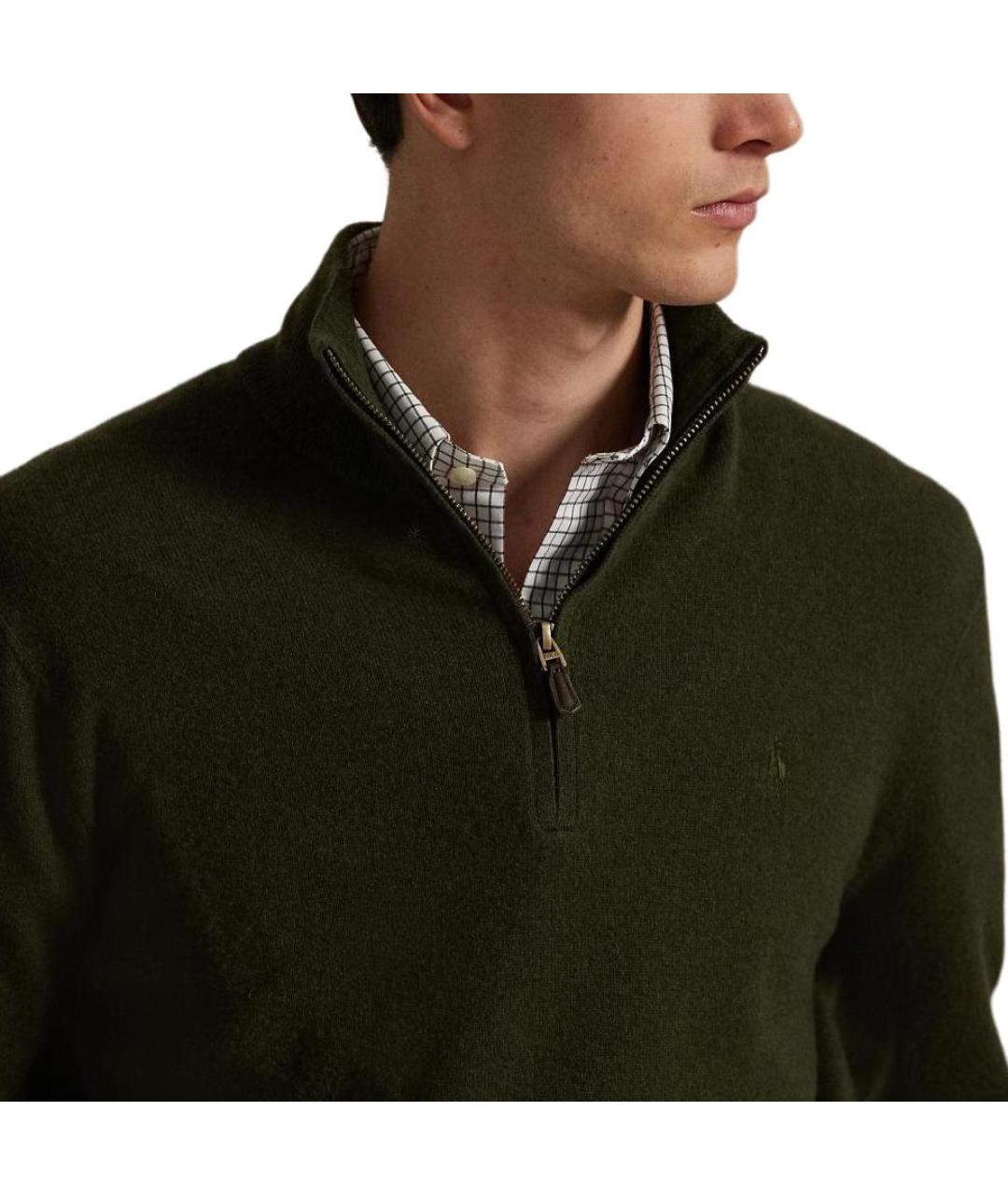 POLO RALPH LAUREN Зеленый джемпер / свитер, фото 5