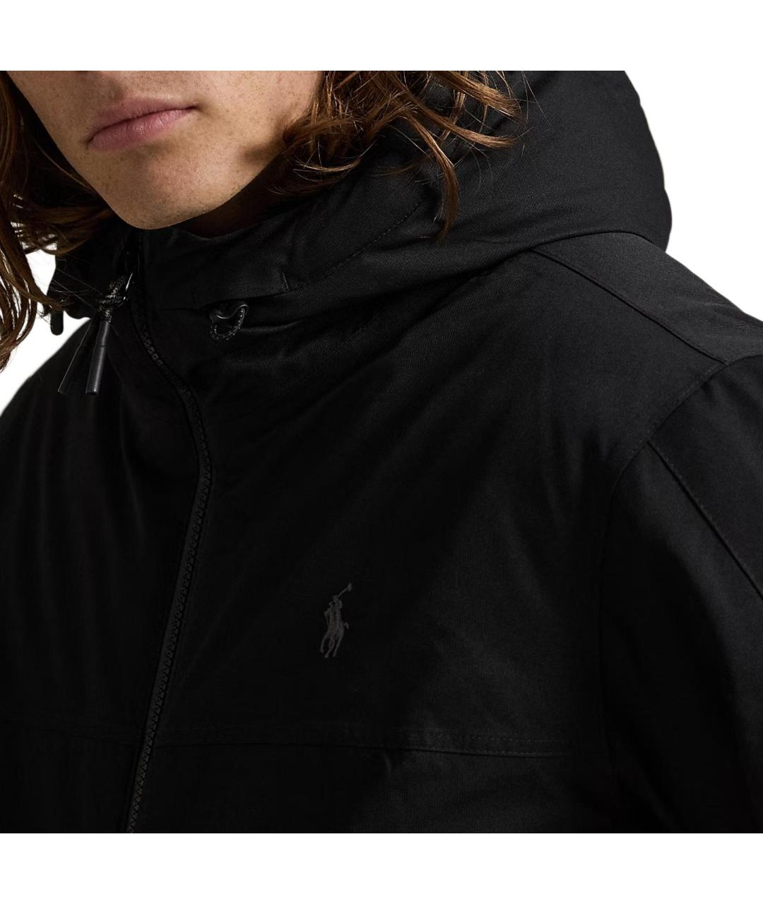 POLO RALPH LAUREN Черный пуховик, фото 2