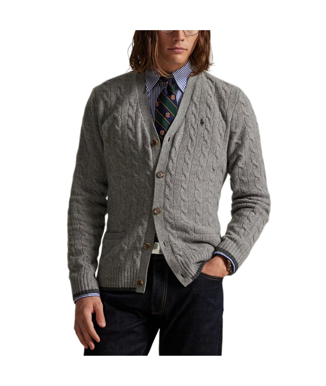 POLO RALPH LAUREN Серый джемпер / свитер, фото 3