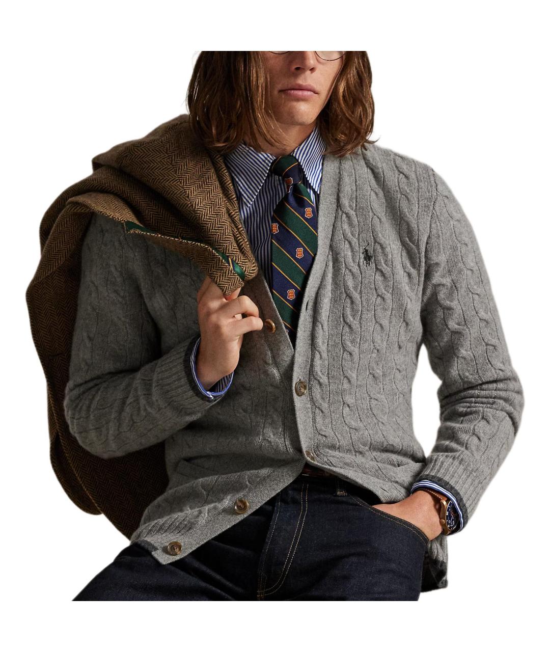 POLO RALPH LAUREN Серый джемпер / свитер, фото 5