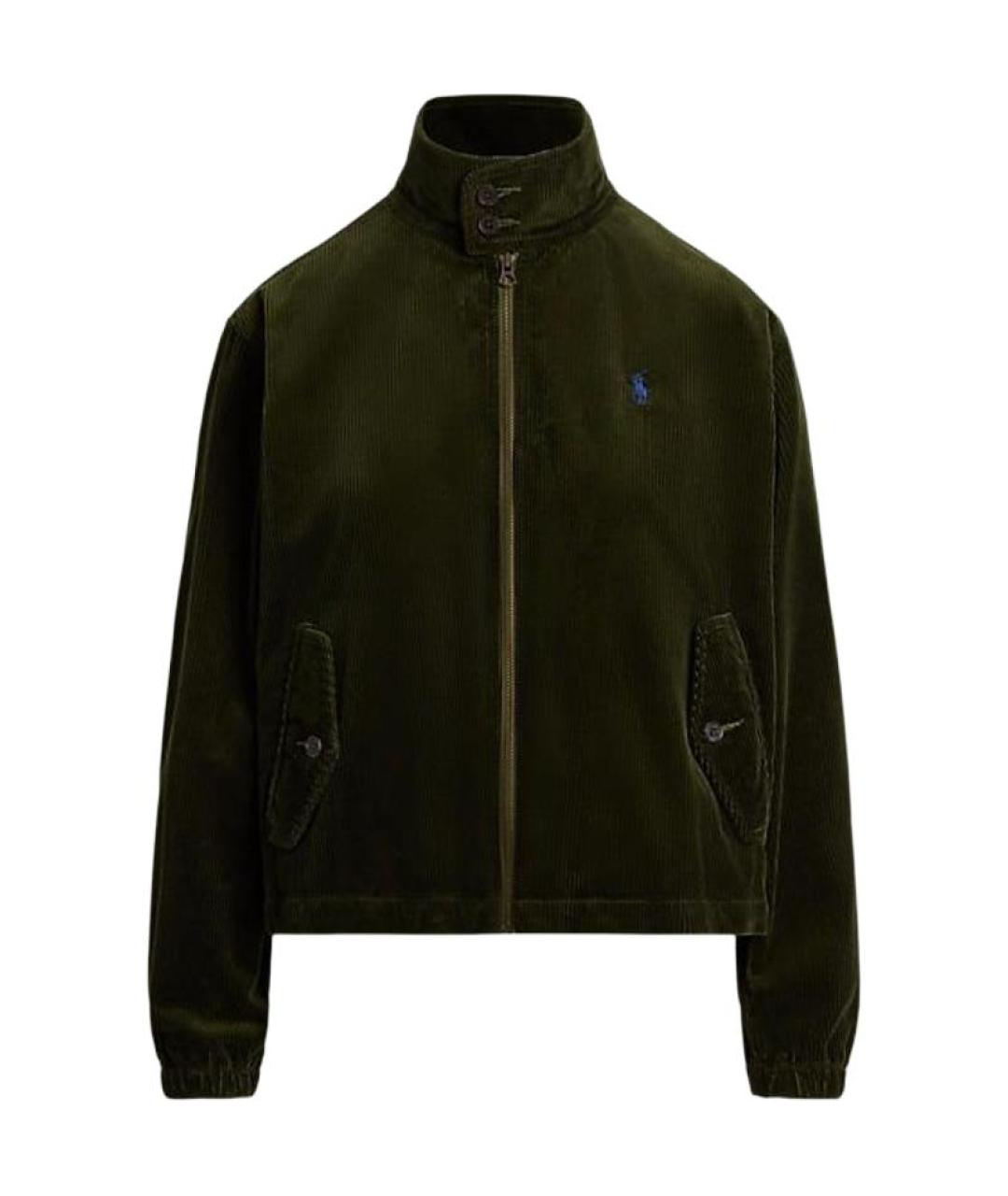 POLO RALPH LAUREN Зеленая хлопковая куртка, фото 1