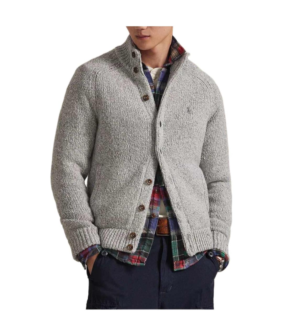 POLO RALPH LAUREN Серый джемпер / свитер, фото 2