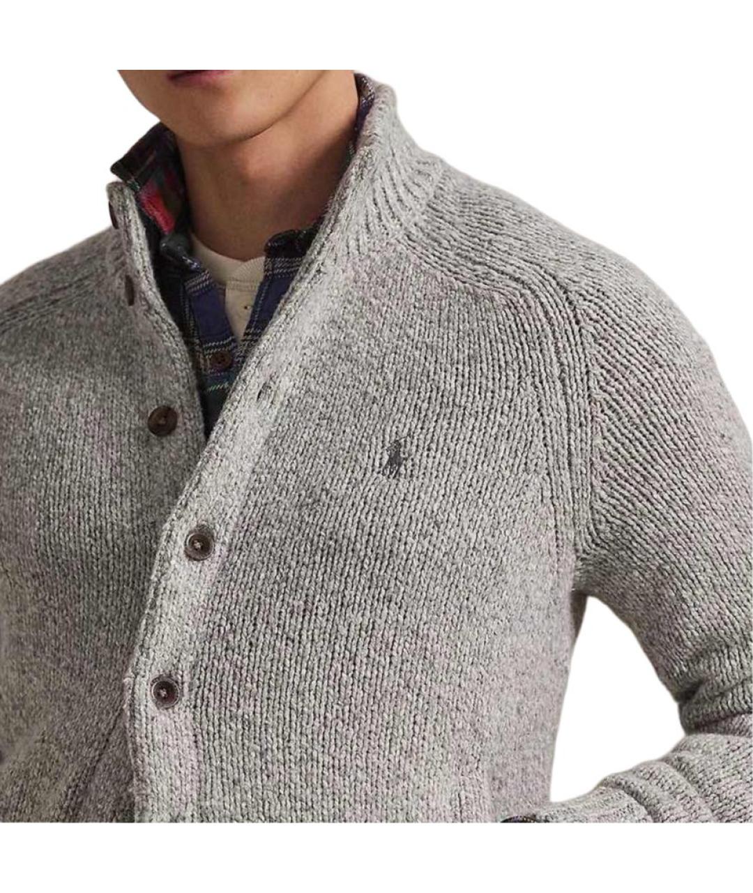 POLO RALPH LAUREN Серый джемпер / свитер, фото 5