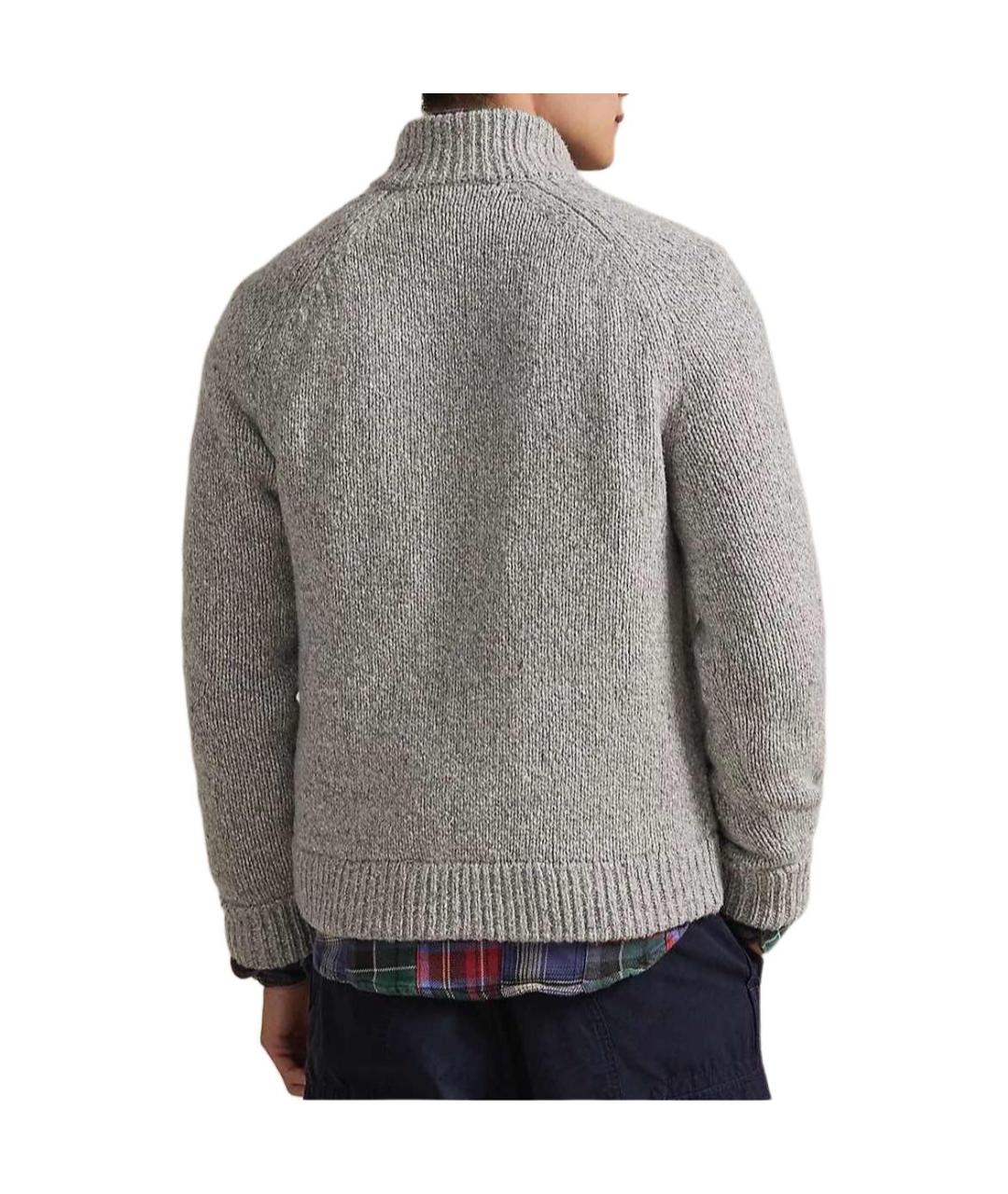 POLO RALPH LAUREN Серый джемпер / свитер, фото 4