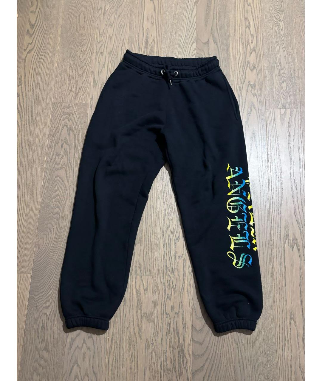 PALM ANGELS Черный хлопковый спортивный костюм, фото 4