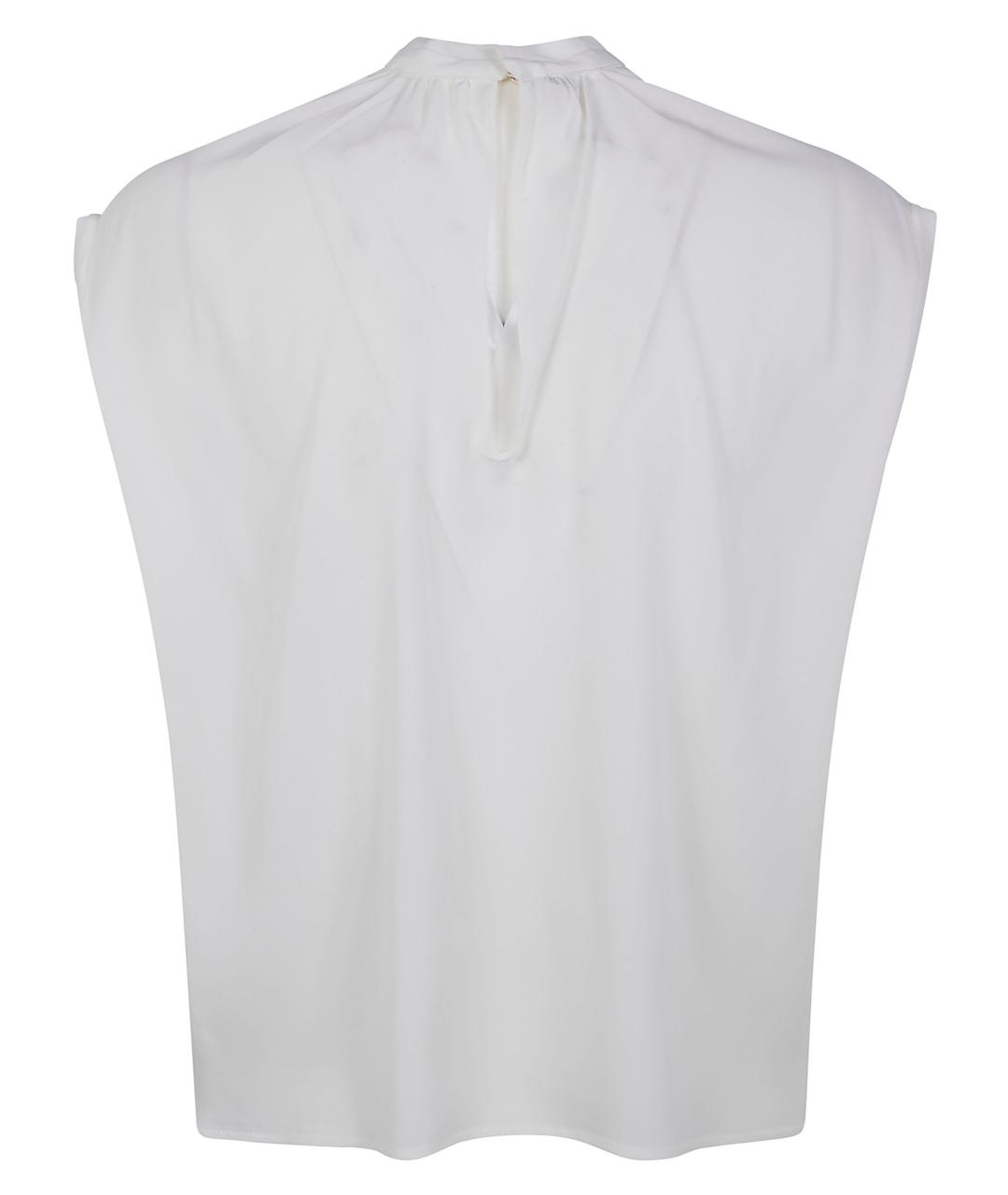 DRHOPE Белая шелковая блузы, фото 2