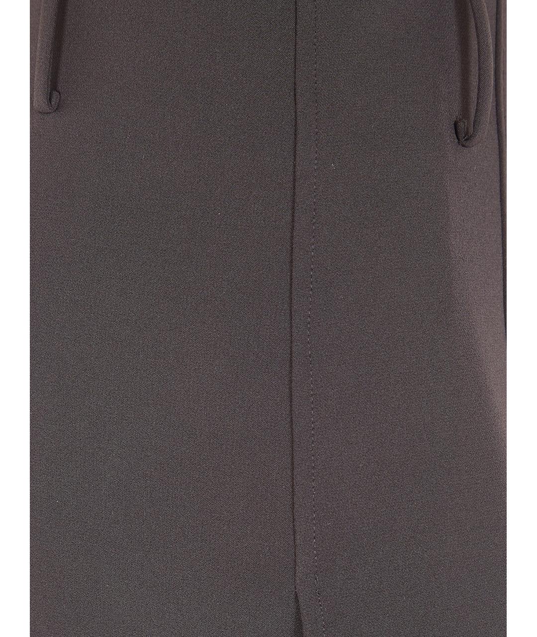 DRHOPE Черная полиэстеровая юбка миди, фото 3