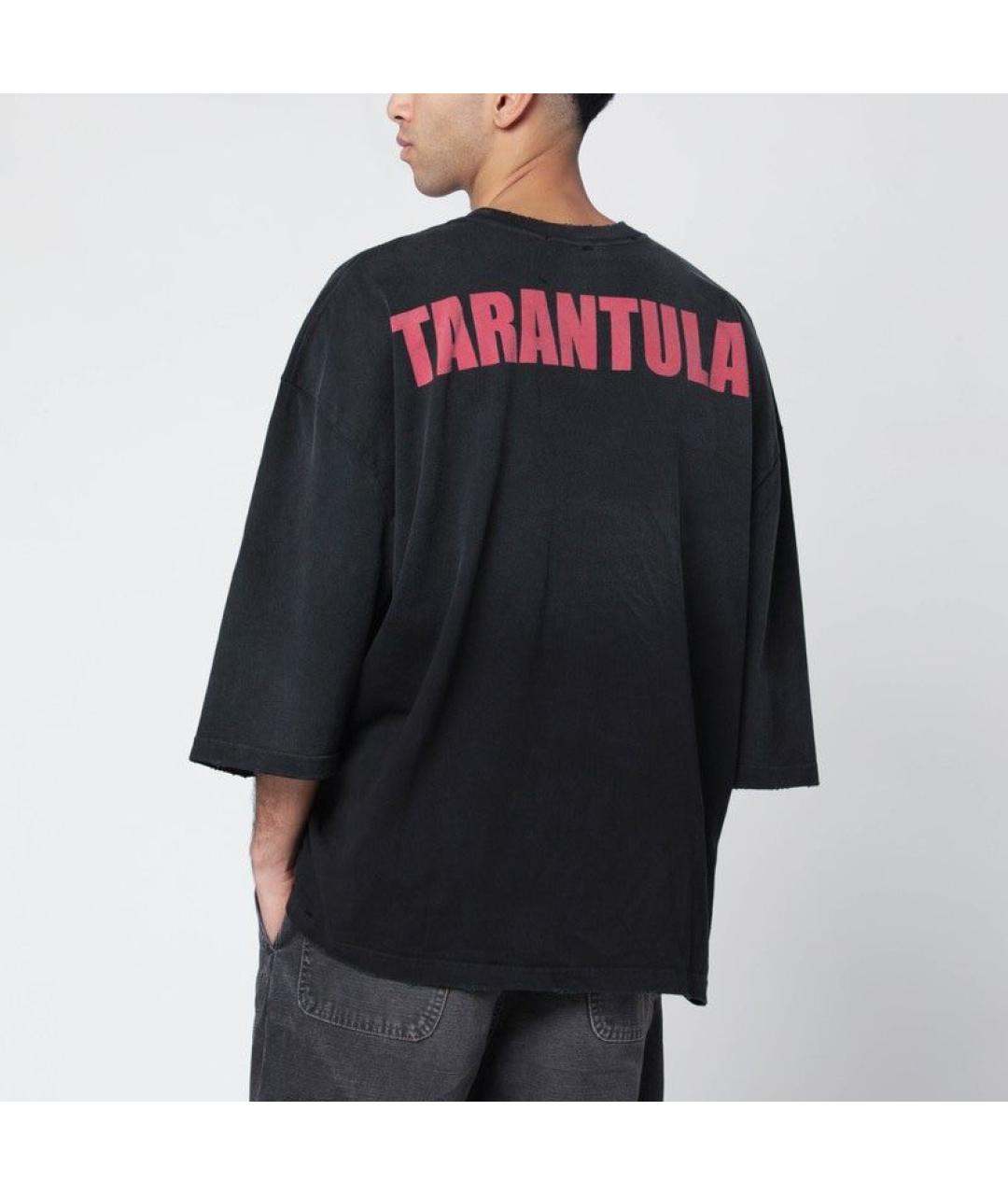 WILLY CHAVARRIA Черная хлопковая футболка, фото 3