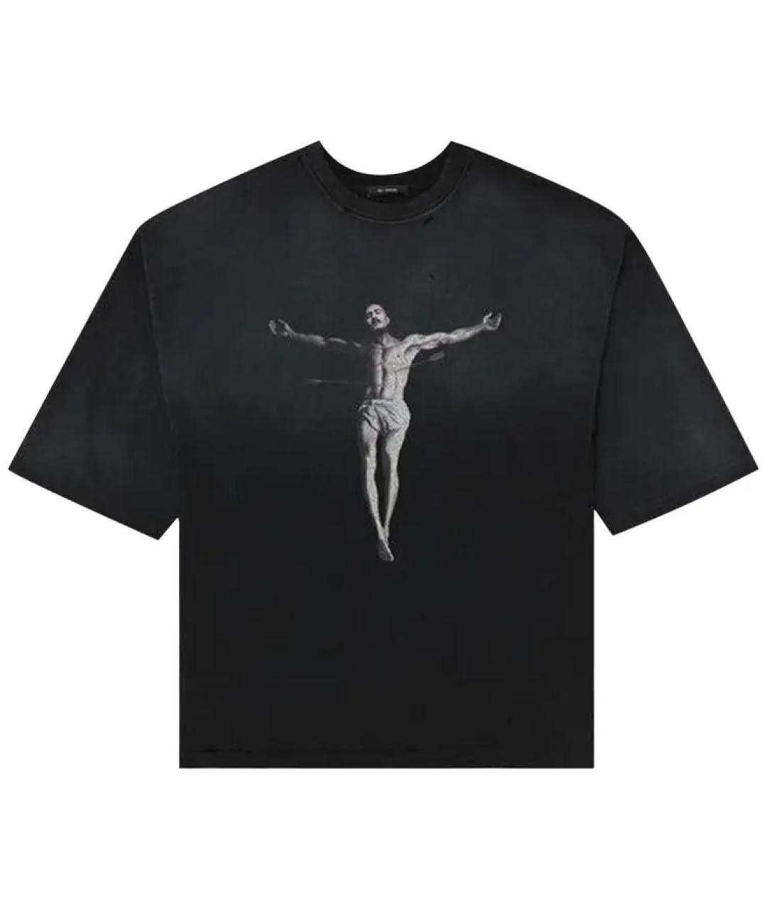 WILLY CHAVARRIA Черная хлопковая футболка, фото 1