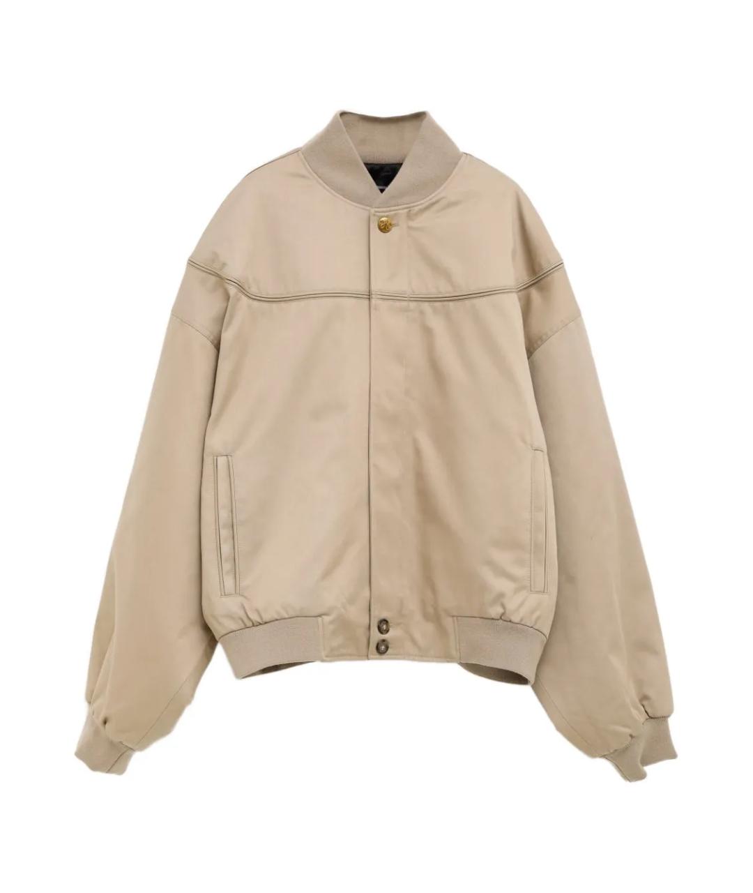 WILLY CHAVARRIA Бежевая полиэстеровая куртка, фото 1