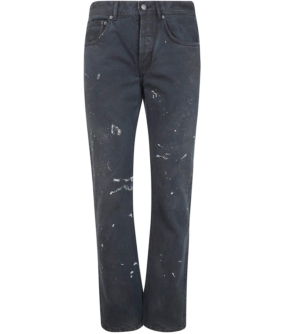 Enfants Riches Déprimés Черные хлопковые прямые джинсы, фото 1