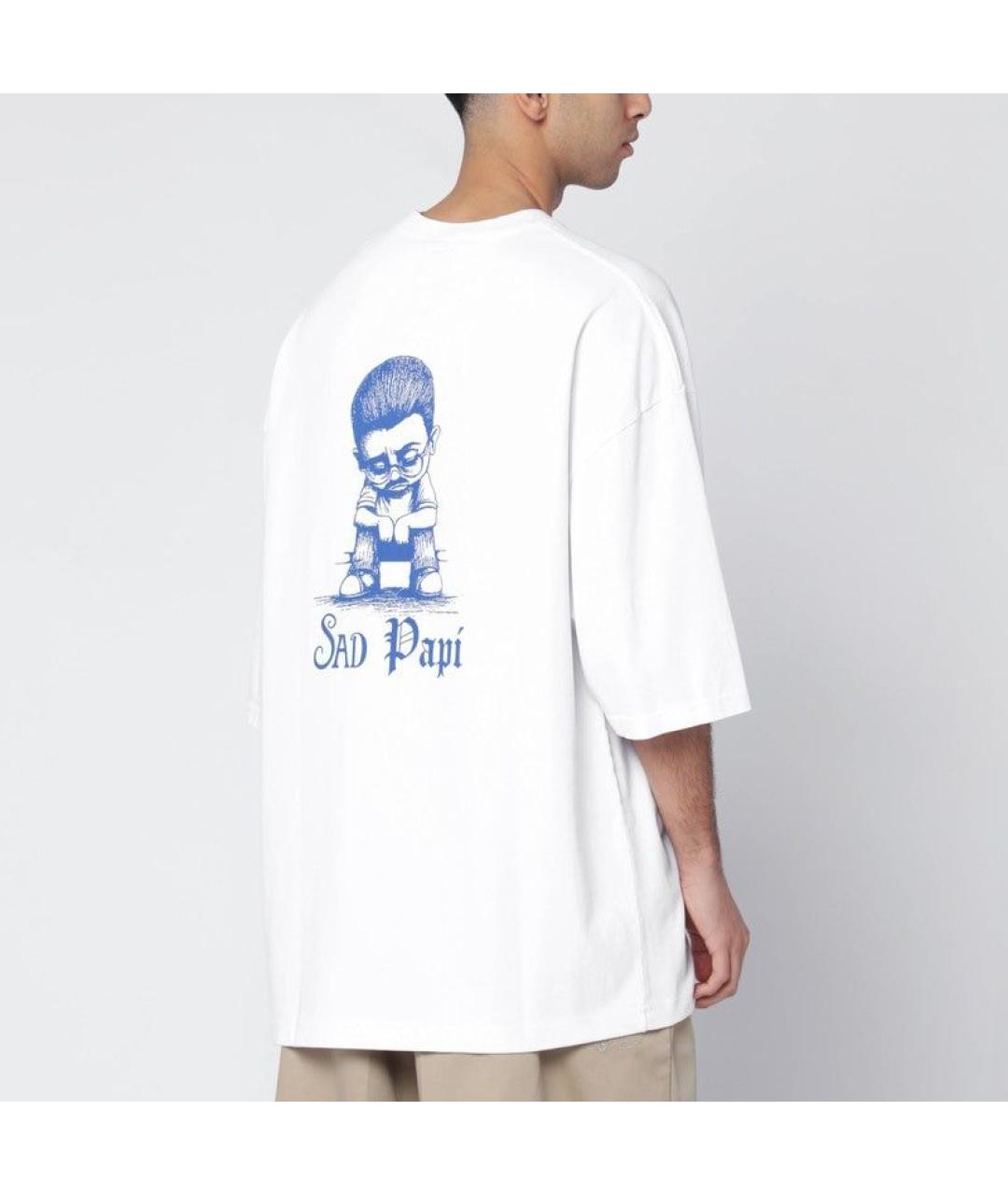 WILLY CHAVARRIA Белая хлопковая футболка, фото 3