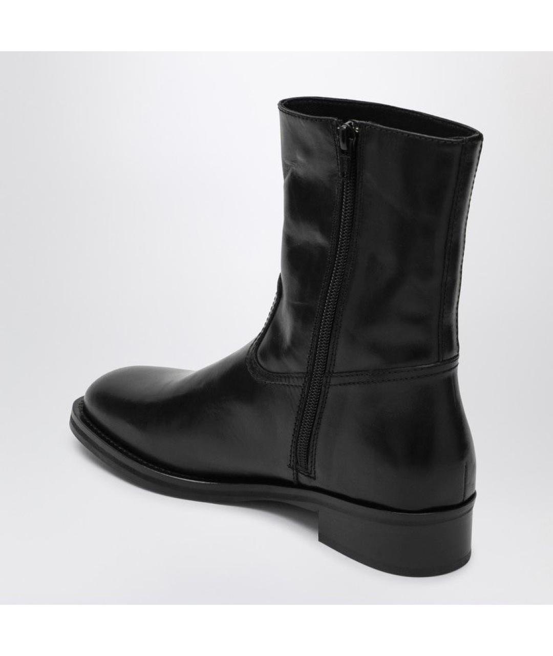 JUDE Черные кожаные ботинки, фото 3