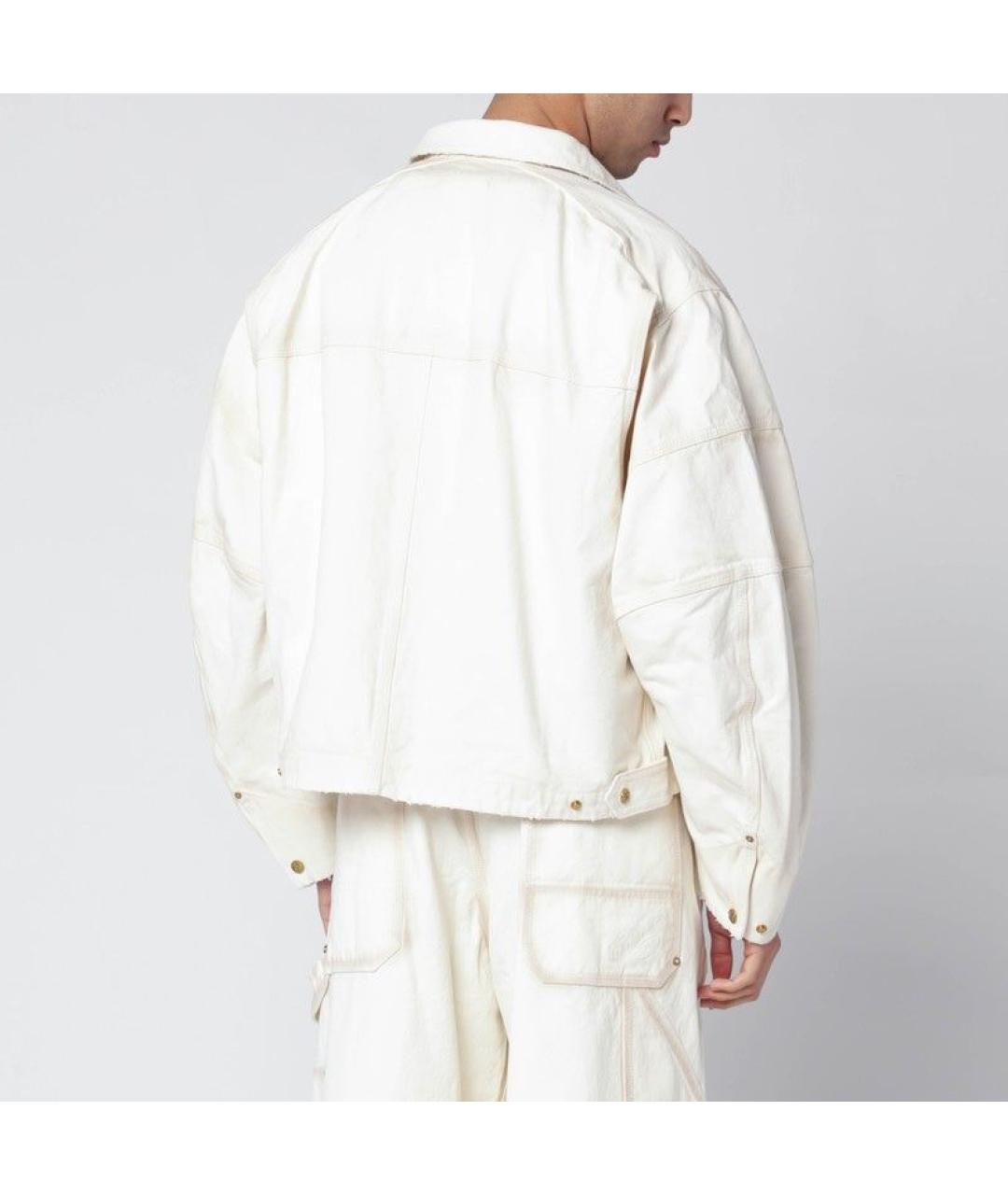 WILLY CHAVARRIA Белая хлопковая куртка, фото 2