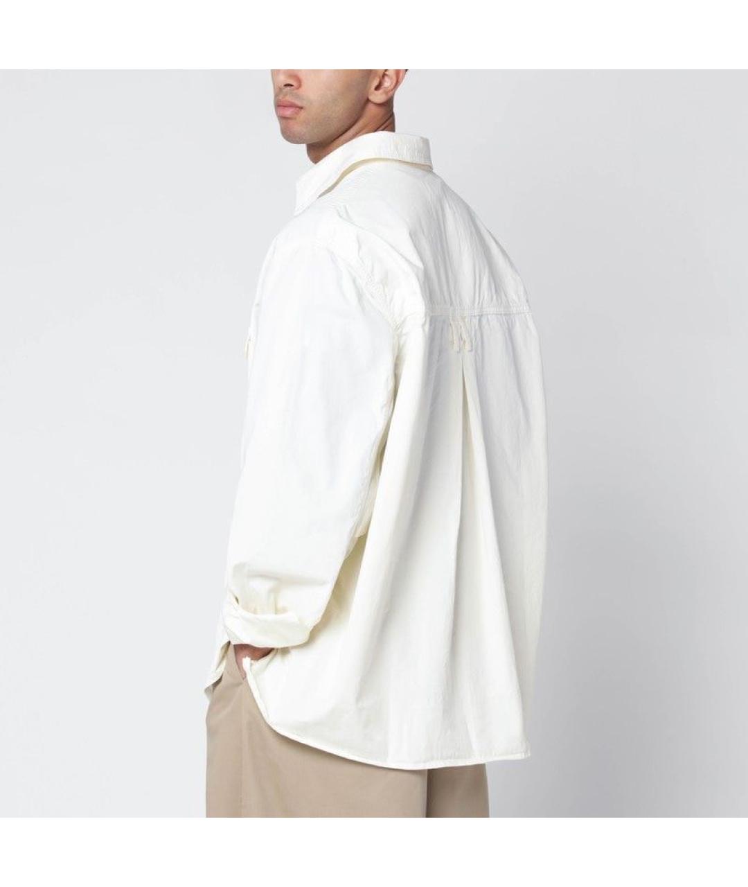 WILLY CHAVARRIA Белая хлопковая кэжуал рубашка, фото 3