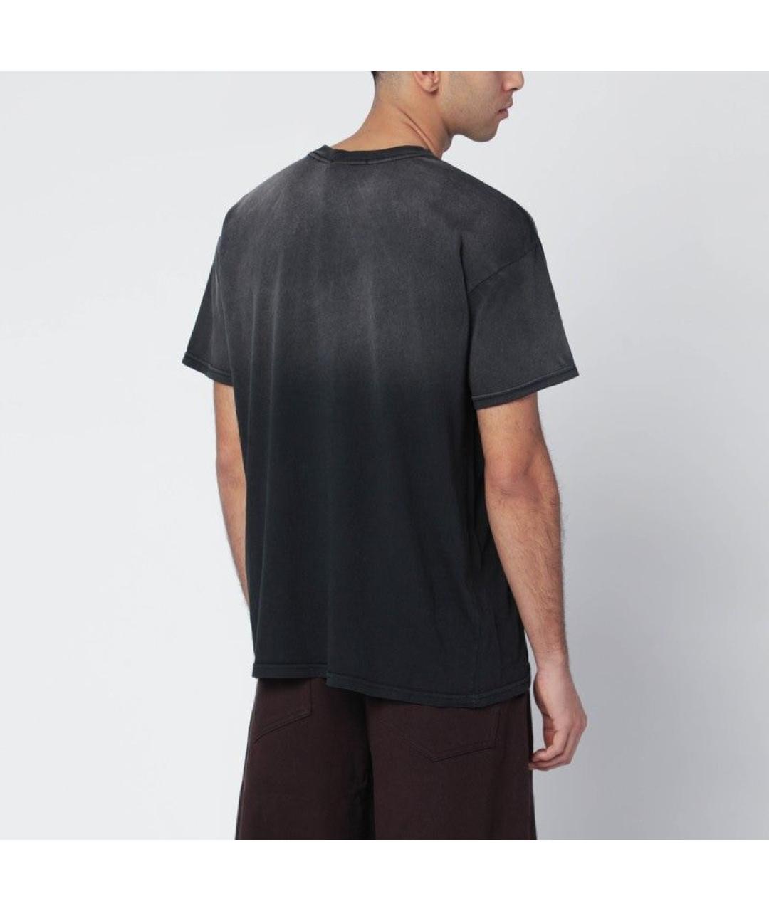 WILLY CHAVARRIA Черная хлопковая футболка, фото 3