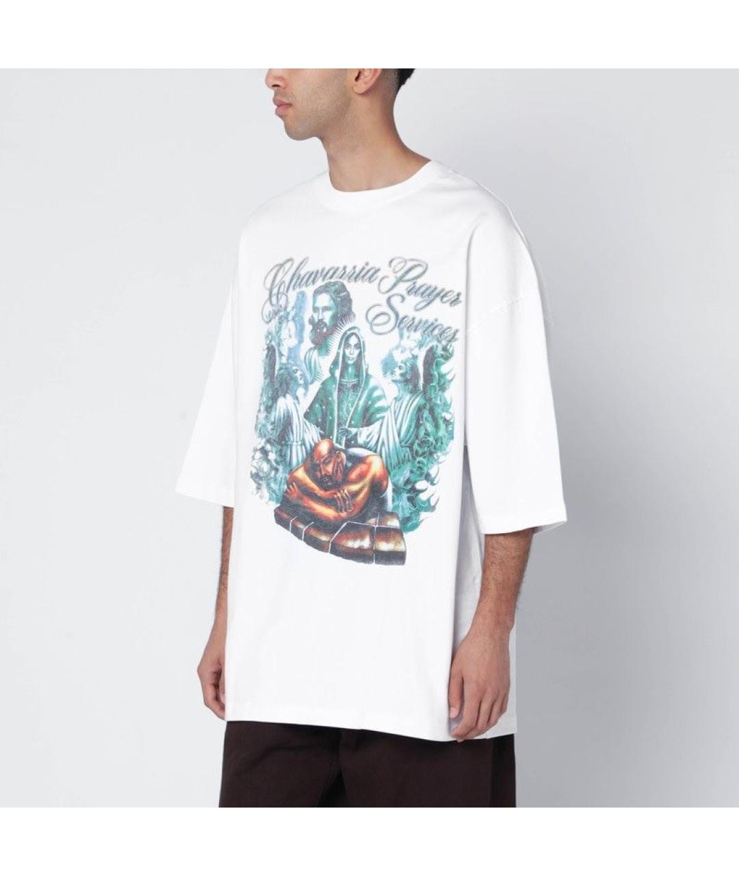 WILLY CHAVARRIA Белая хлопковая футболка, фото 2