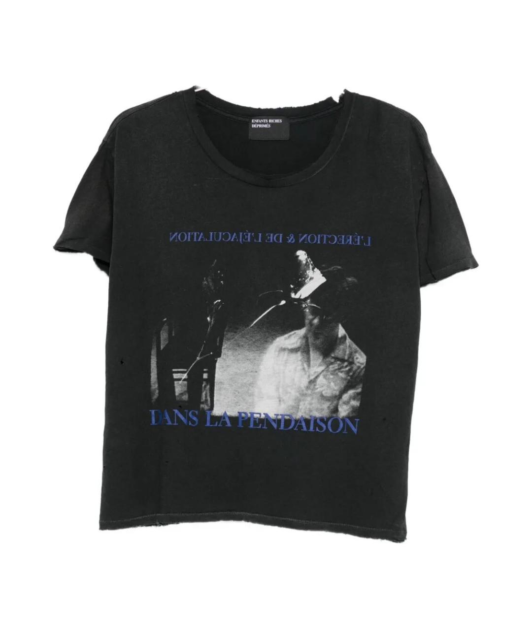 Enfants Riches Déprimés Черная хлопковая футболка, фото 1