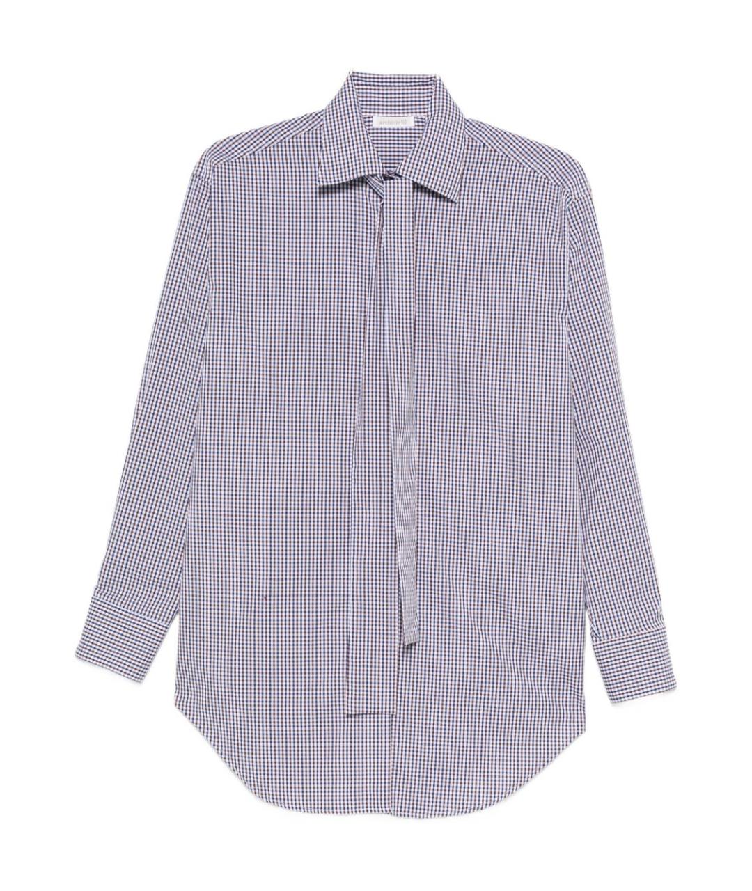 ARCHIVIO 67 Мульти шелковая рубашка, фото 1