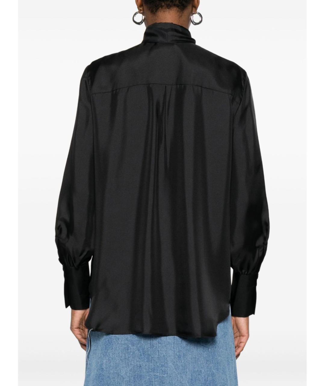 ARCHIVIO 67 Черная шелковая рубашка, фото 5