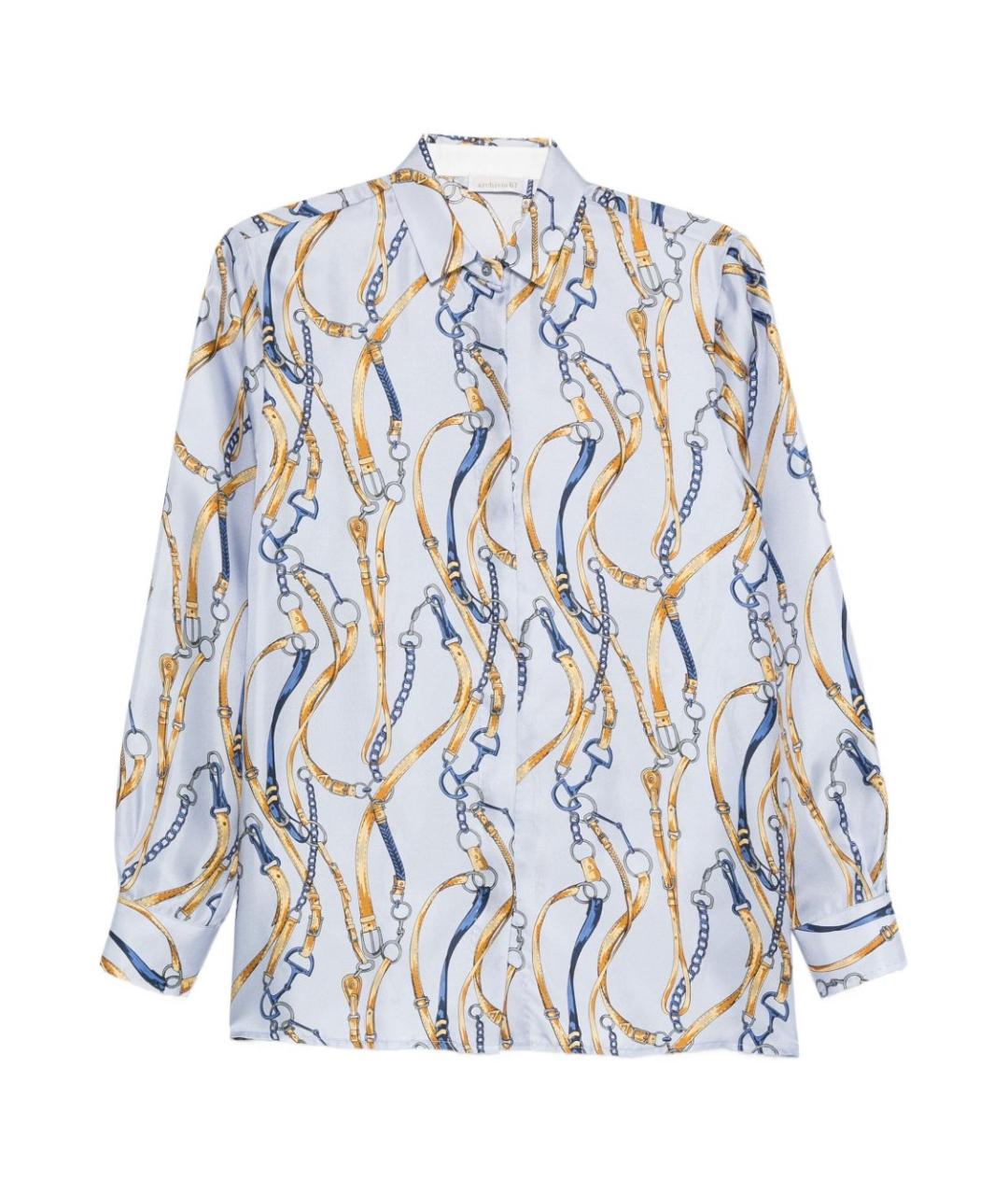 ARCHIVIO 67 Мульти шелковая рубашка, фото 1