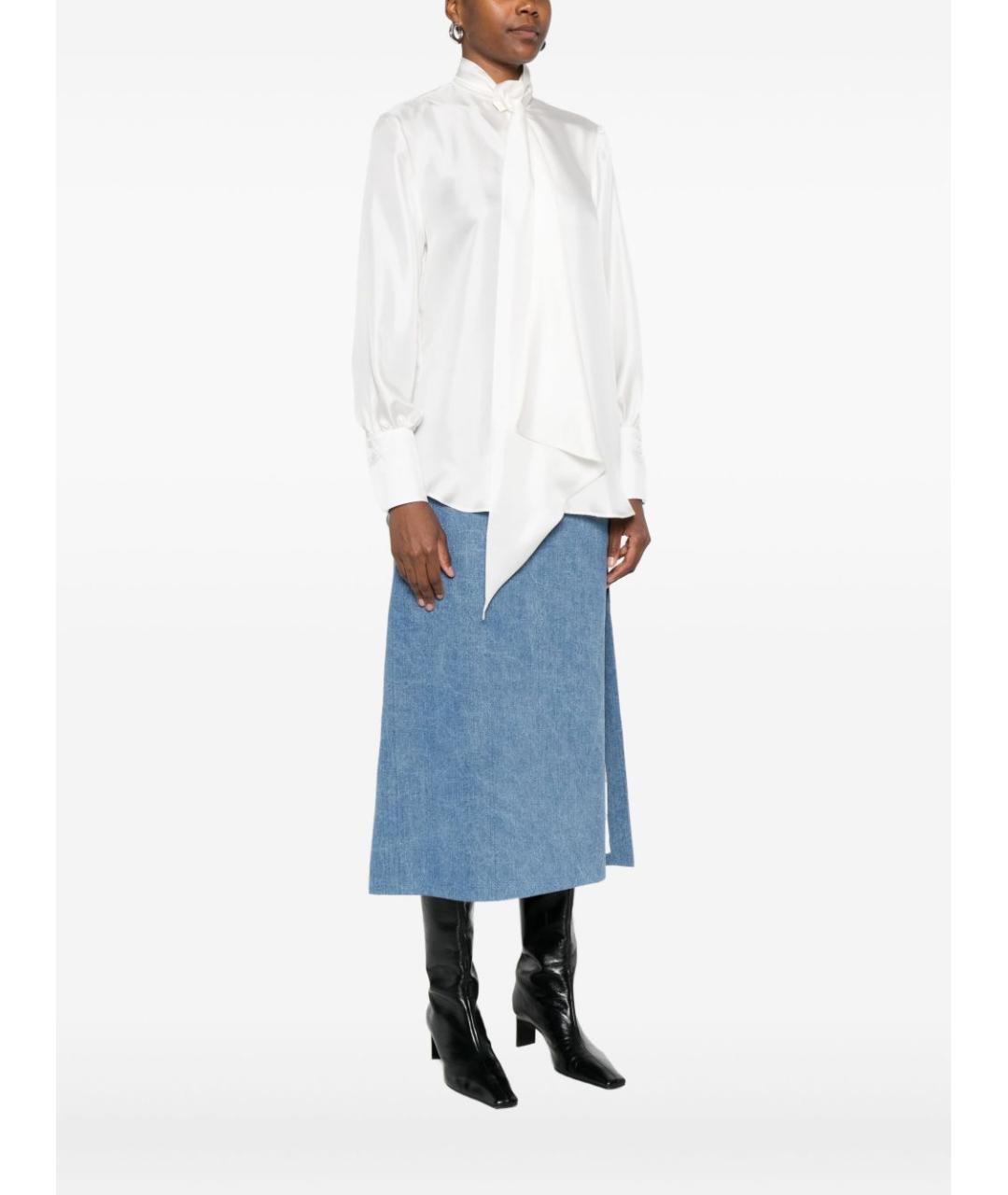 ARCHIVIO 67 Белая шелковая рубашка, фото 3