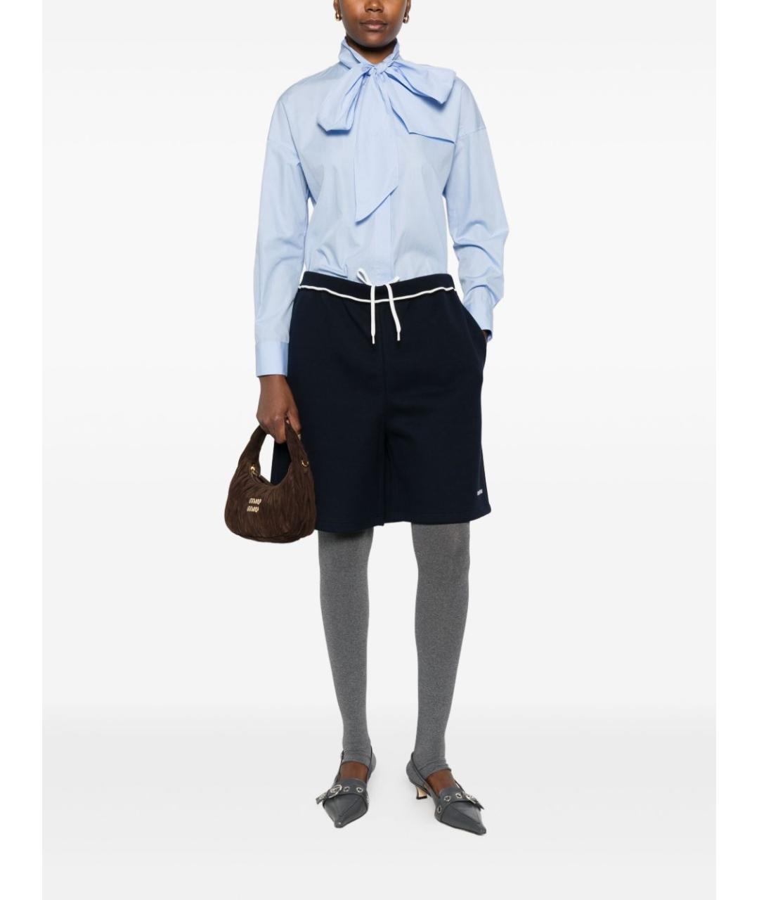 ARCHIVIO 67 Голубая полиамидовая рубашка, фото 5