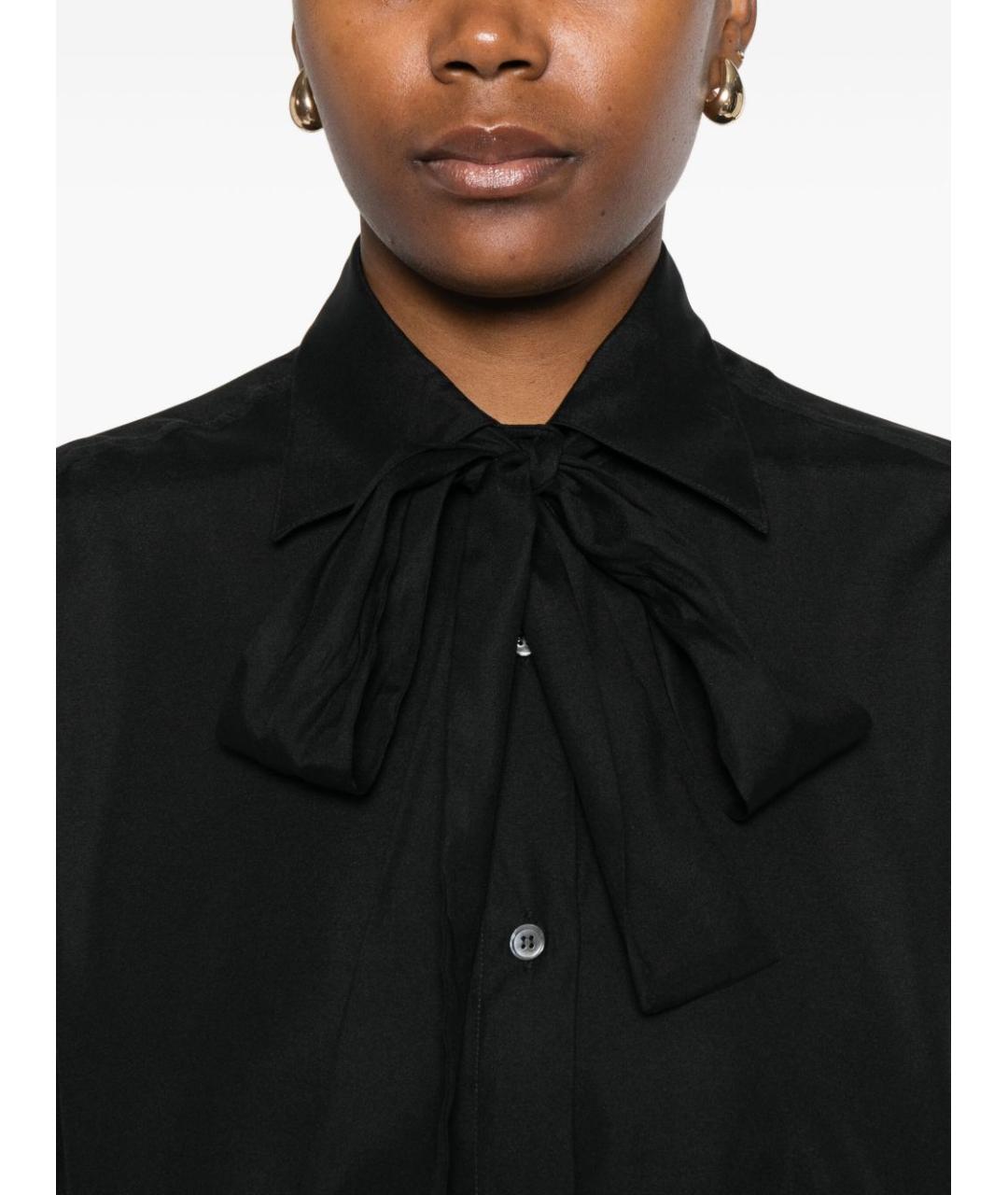 ARCHIVIO 67 Темно-синяя шелковая рубашка, фото 5