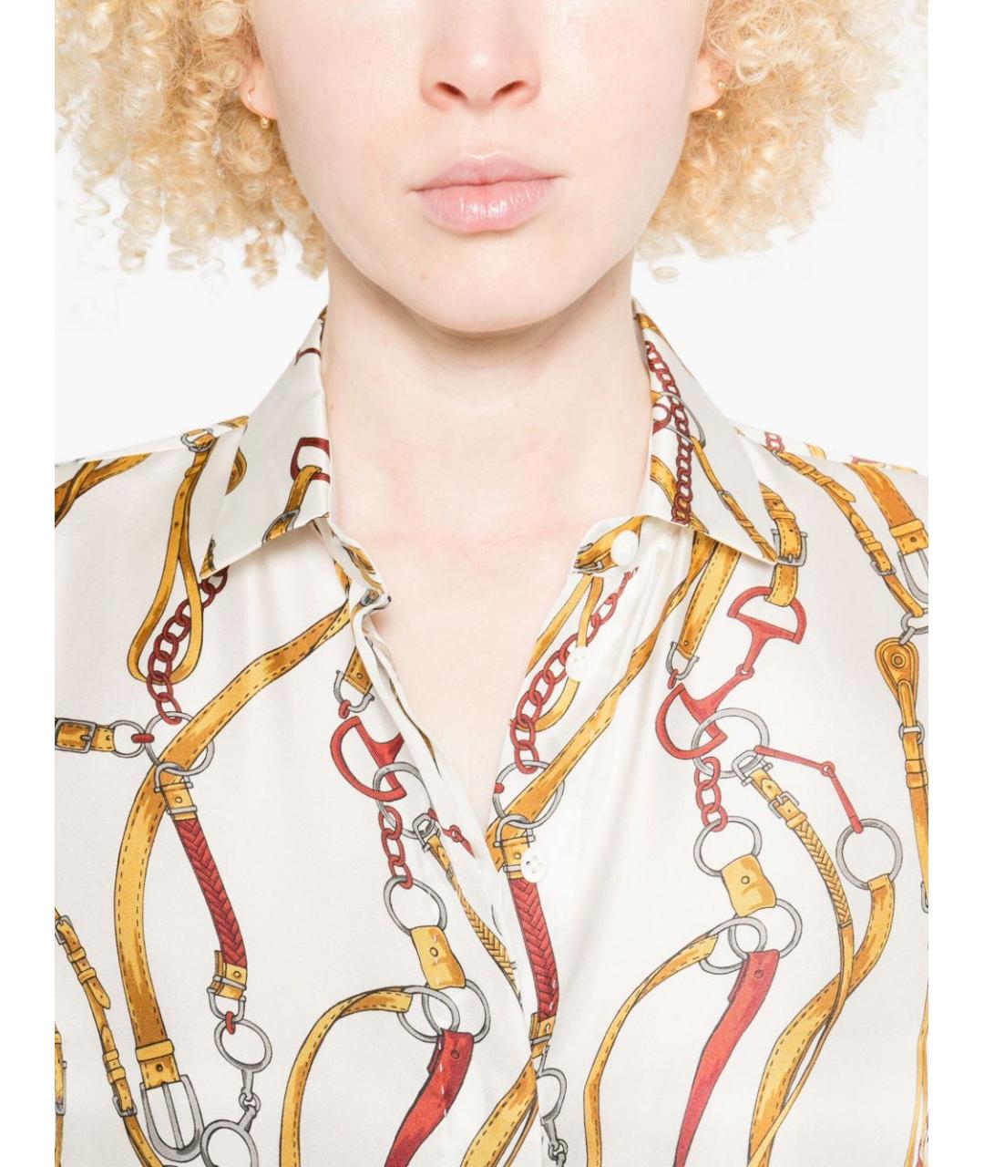 ARCHIVIO 67 Мульти шелковая рубашка, фото 3