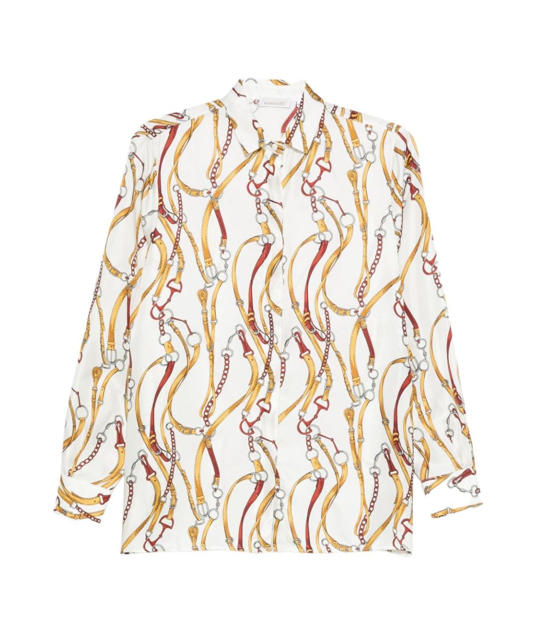 ARCHIVIO 67 Мульти шелковая рубашка, фото 1