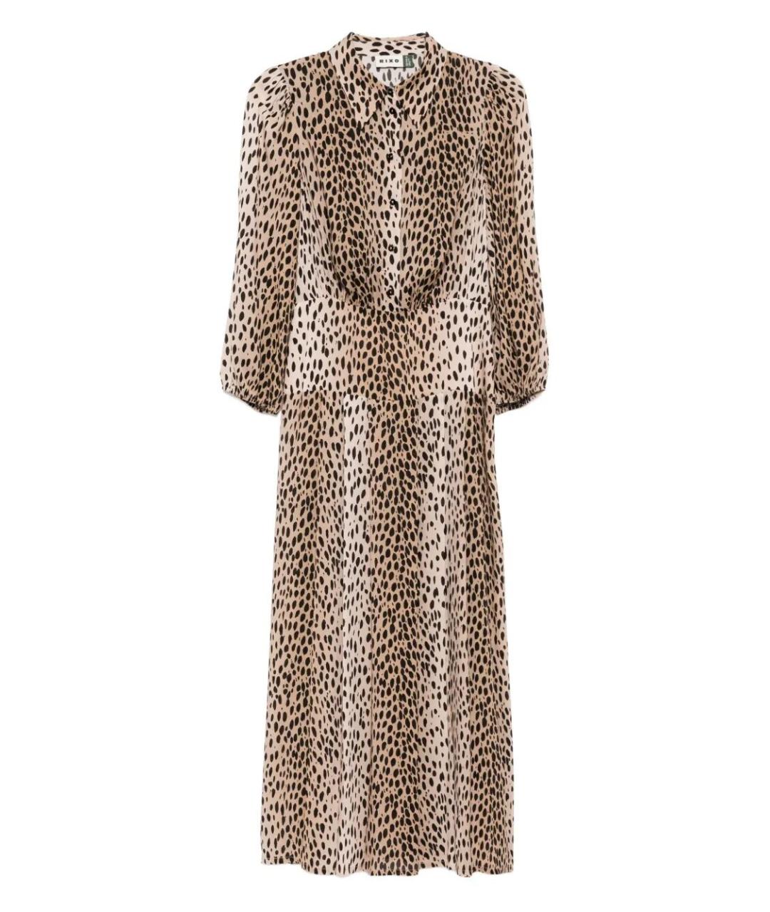 RIXO Мульти вискозное повседневное платье, фото 1