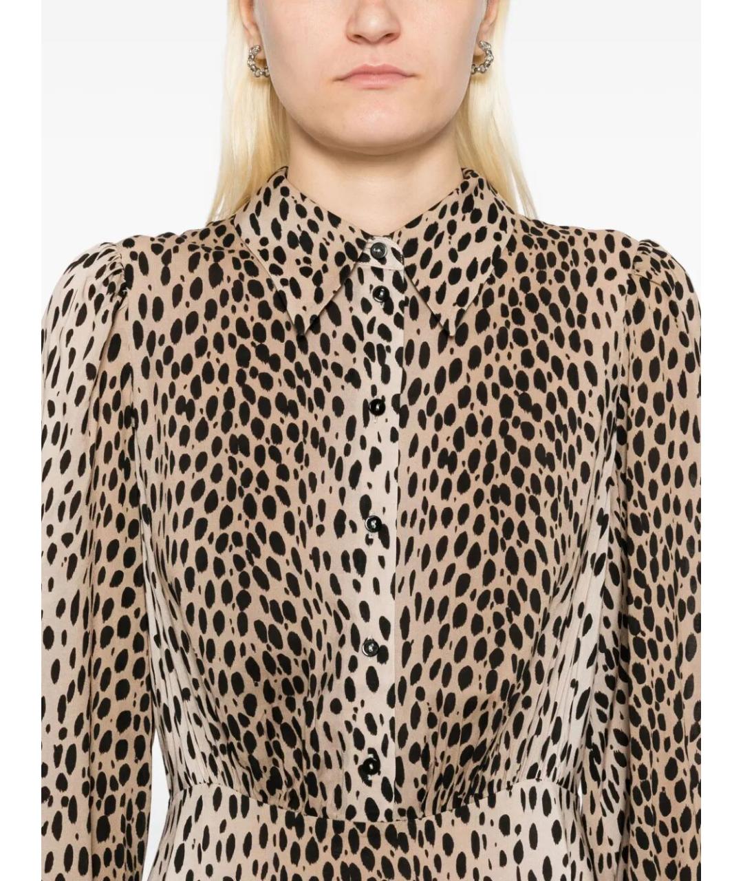 RIXO Мульти вискозное повседневное платье, фото 4