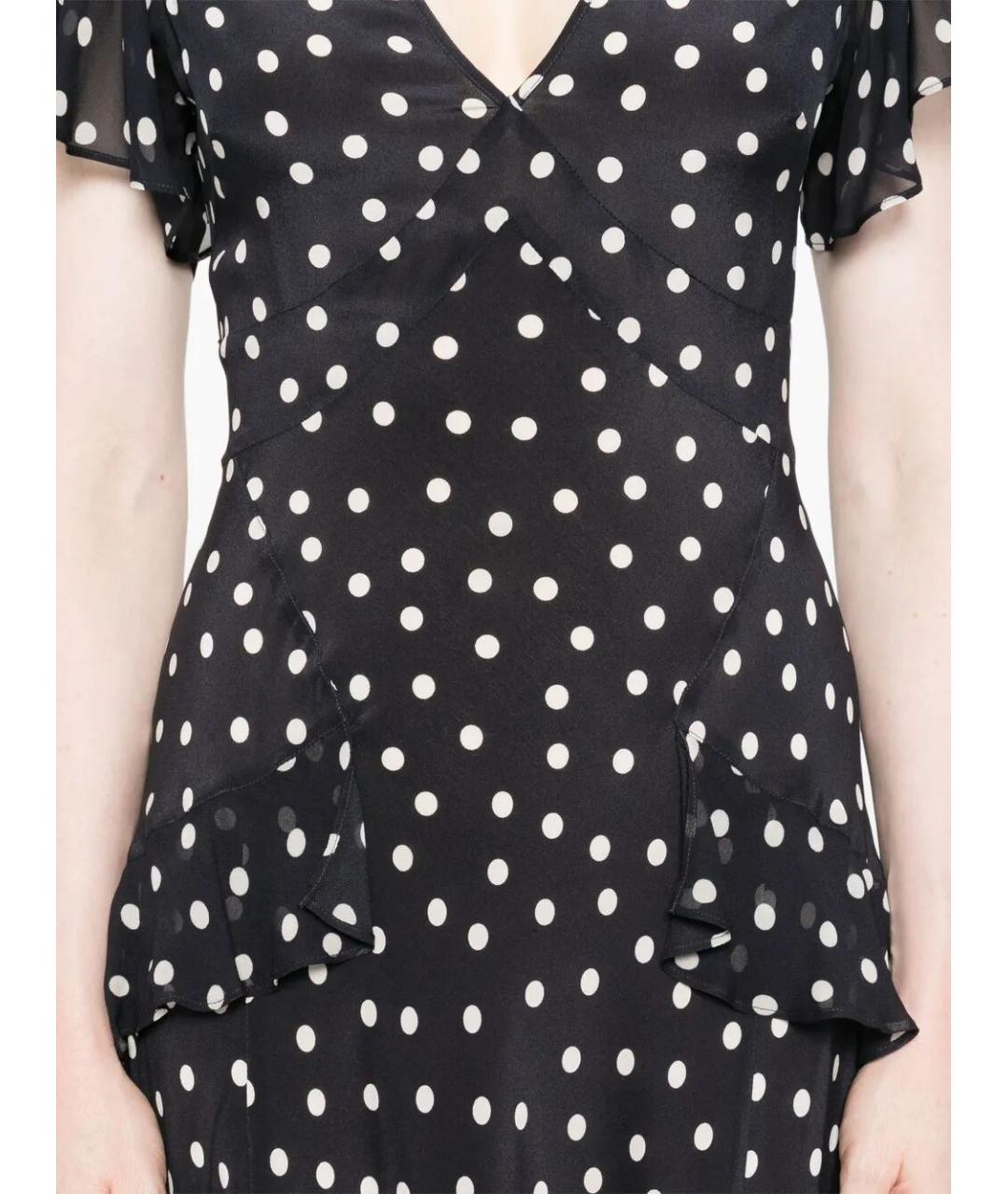 RIXO Мульти шелковое повседневное платье, фото 5