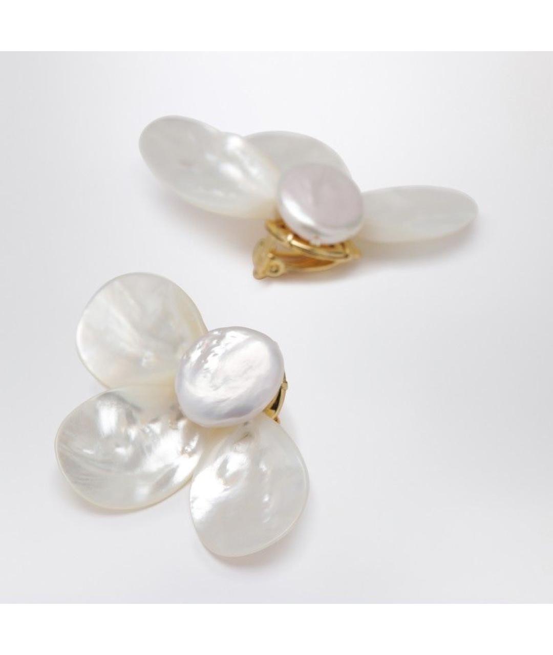 ELIOU Белые серьги, фото 2