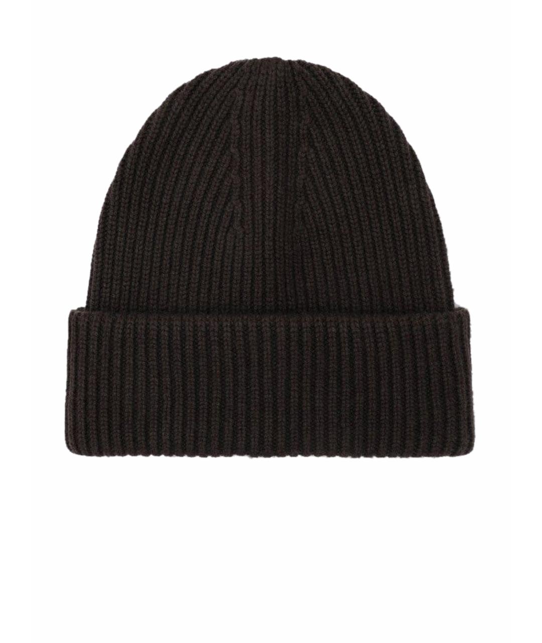 ALMADA LABEL Коричневая шерстяная шапка, фото 1