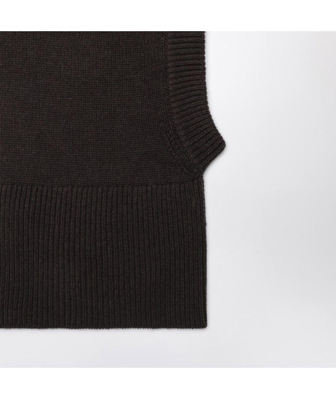 ALMADA LABEL Коричневая шерстяная шапка, фото 2