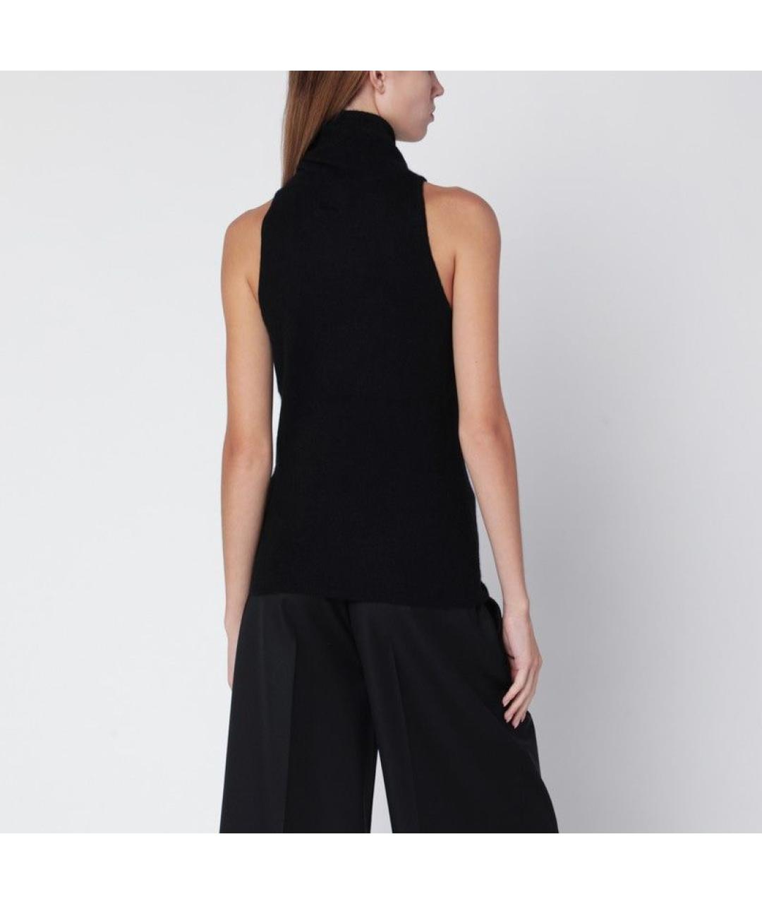 ALMADA LABEL Черная кашемировая майка, фото 3